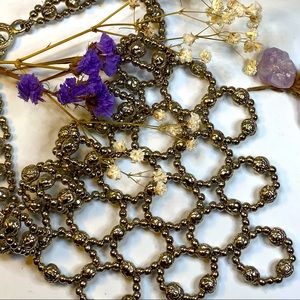 Metal-like choker. Vintage